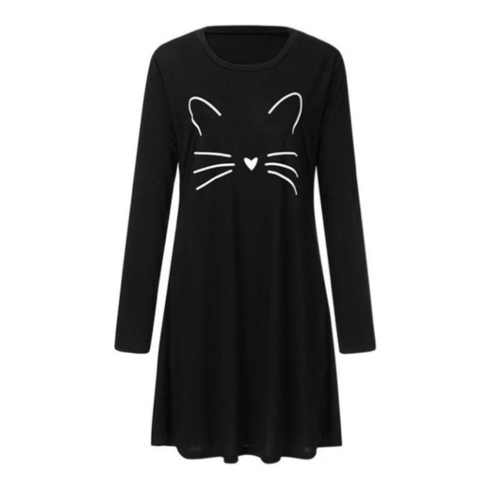 HOTOUCH Halloween Cat Night Gown Sleep Shirt Women’s Size Large - Picture 4 of 8